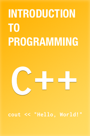 Intro to C++ book cover